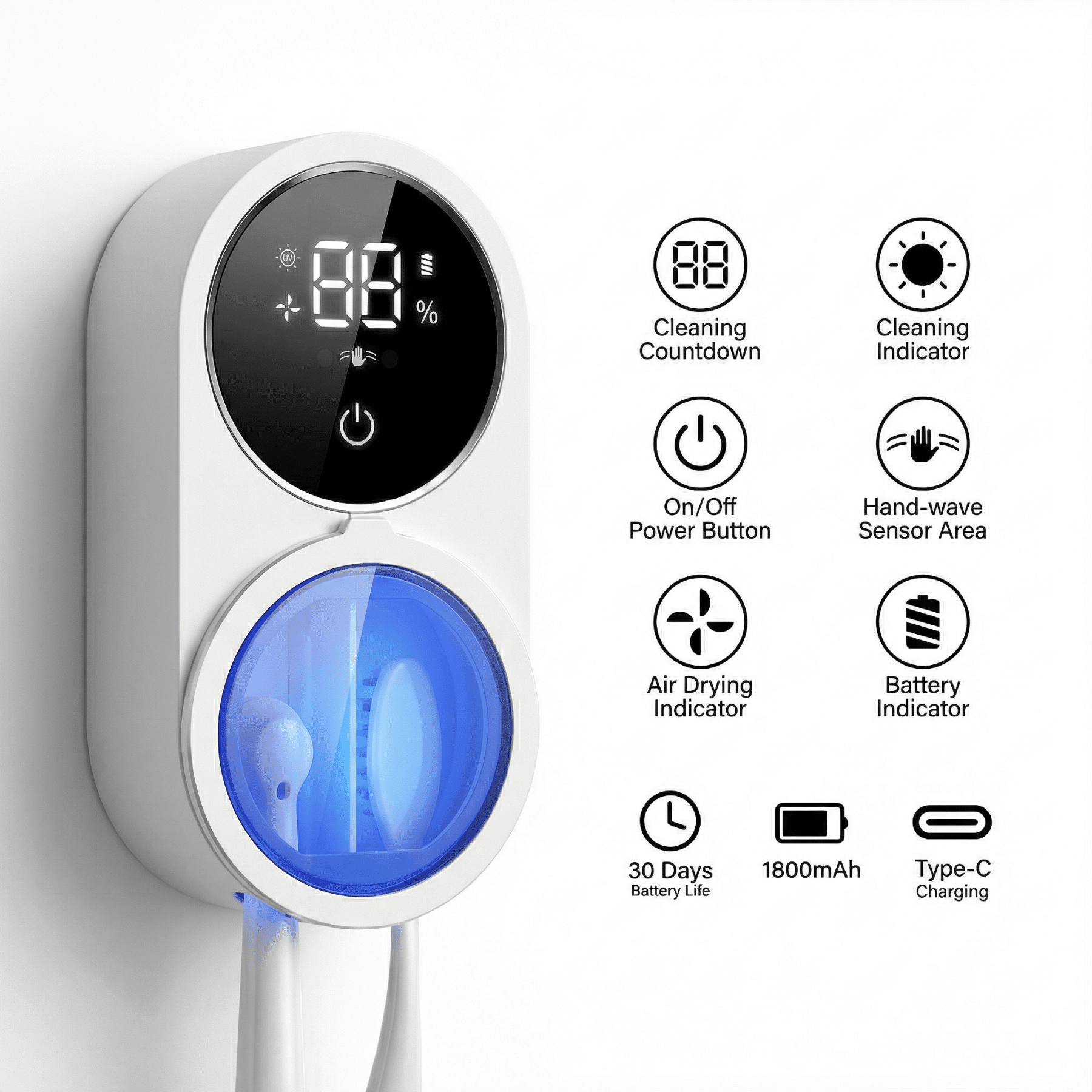 DuoGuard - elite toothbrush sterilizer - OrellaUV