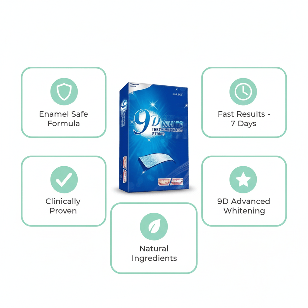 OrellaUv 9D Whitening Strips - OrellaUV