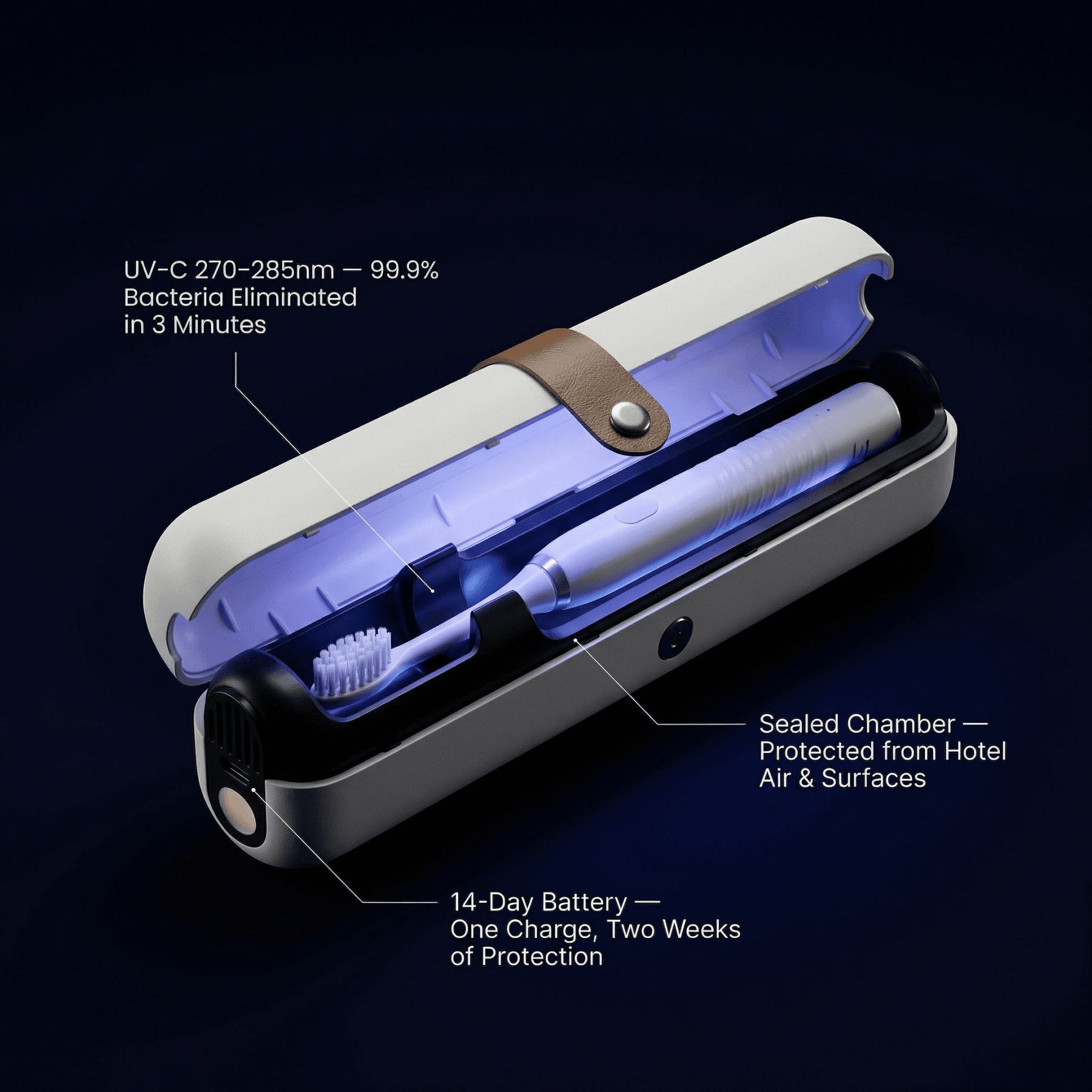 PureCase toothbrush sterilizer - OrellaUV